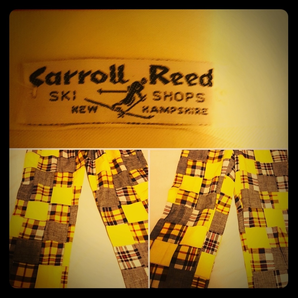 Carroll Reed vintage plad slacks